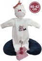 Abbigliamento Llorens M740-50P per una bambola NEONATA, taglia 40-42 cm