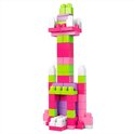 Mattel Mega bloks veľké vrece kociek - ružové (80)