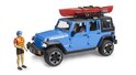 Bruder 2529 Jeep Wrangler Rubicon con kayak y figura