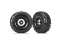 Bicicleta Traxxas 2.2", disc Method 105 cromat negru, cauciucuri Canyon Trail (pereche)