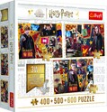 Trefl Puzzle Harry Potter, Harry Potter, Ron, Hermiona 3v1 400 + 500 + 600 dielikov
