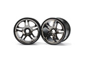 Traxxas disco 3.8" Split Spoke H17 cromo negro (2)