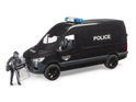 Bruder 2685 - MB Sprinter cu polițist echipat complet