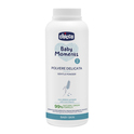 CHICCO Púder detský Baby Moments s kaolínom a kukuričným škrobom 99% prírodných zložiek, 1