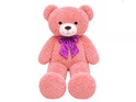 Plišani medvjed s mašnom, Teddy Greetings 120 cm (ružičasti)