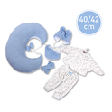 Llorens VRN738-74051 oblečenie pre bábiku bábätko NEW BORN veľkosti 40-42 cm