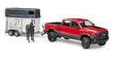 BRUDER 02501 Jeep RAM Power Wagon s transporterom konja