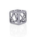 Anneau de dentition en silicone Square, Dove Grey