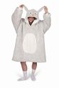 Cozy Noxxiez CH361 Lapin - couverture à capuche chauffante pour adolescents et adultes