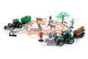 Bauernhof-Set mit Traktoren 20cm