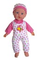 Baby kranker weicher Körper 36 cm aus Gummi mit Batteriezubehör mit Ton und Licht
