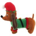 Dog Fantasy Winter Tale Dackel Plüsch Quietschen Grün 27cm