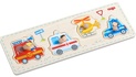 Haba Puzzle din lemn cu inserții Vehicule de transport