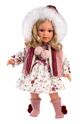 Llorens 54037 LUCIA - realistická bábika s mäkkým látkovým telom  - 40 cm