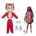 Barbie Cutie Reveal v kostýme  - mačiatko  červenom kostýme pandy