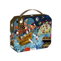 Janod Puzzle în valiză Vânătorii de comori 36 buc