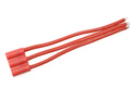 Konektor pozlátený 3.5mm 3-pin samec s káblom 14AWG 10cm