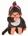 Monchhichi Mončiči Mädchen mit Lätzchen XL 80cm