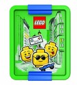LEGO® ICONIC Boy box na desiatu - modrá / zelená