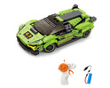 Bausatz Auto grün RC mit Fernsteuerung 17 cm
