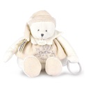 Doudou Set de regalo Oso polar de peluche con anillo 30 cm beige