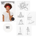 TATTonMe Tattoos für Frauen Yoga-Set