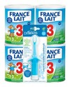 France Lait 3 avec fer + DHA à partir de 1 an 4x400g + Dr. Brown’s Brosse à dents Éléphant