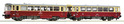 H0 - Dieselový motorový vozeň 810 365-7 s postranným vozíkom, ZSSK
