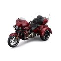 Maisto - H-D Trikes - 2021 CVO Tri Glide, metalická červená, 1:12