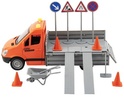 Auto cestná údržba plast 25cm na zotrvačník na batérie so zvukom so svetlom