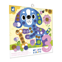 Janod My arts&amp;crafts Mini Adesivi rotondi Cane e amici dai 3 anni