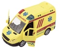 Ambulance en plastique à friction à piles avec son et lumière