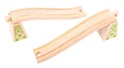 Bigjigs Rail Binari per cavalcavia con pilastri 2 pz