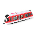Tramvai metal roșu 20 cm