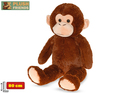Plush Friends opica plišasta 80cm temno rjava
