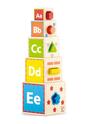 Hape Kocky pyramída s vkladacími tvarmi