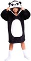 Cozy Noxxiez CH326 Panda - couverture à capuche chauffante pour enfants de 7 à 12 ans