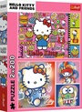 Trefl Puzzle Hello Kitty și prietenii 2x200 piese