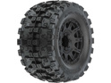 Pro-Line koleso 3.8", pneu Badlands MX38 HP Belted, disk Raid H17 čierny (2)
