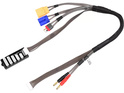 Nabíjací kábel Pro - Deans/EC5/XT90 prístroj, XH2-6S
