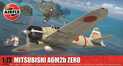 Klassisches Bausatzflugzeug A01005B - Mitsubishi A6M2b Zero (1:72)