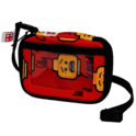 LEGO minifigures RED, TODAY I FEEL - billetera de viaje