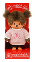 Monchhichi Mončiči dievča v ružovom huňatom svetri 20cm