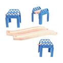 Bigjigs Rail Set lesenih tirnic mostne konstrukcije