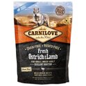 Füttern Sie Carnilove Hunde kleiner Rassen mit frischem Strauß und Lamm, 1,5 kg