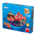 Dino Drevené kocky Nemo 12 ks