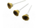 Brosse métallique Rotacraft à tige en laiton (3 pièces)