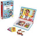 Janod Magnetibook Habillage garçons Livre magnétique pour enfants