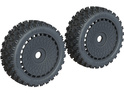 Arrma koleso s pneu dBoots 2-HO, disk čierny (2)
