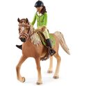 Schleich Ездачка Сара с подвижни стави на коня